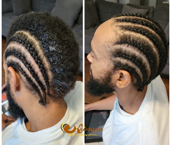 Men cornrow