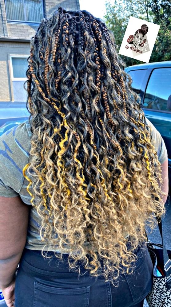 Braided hairstyle by Kristyna