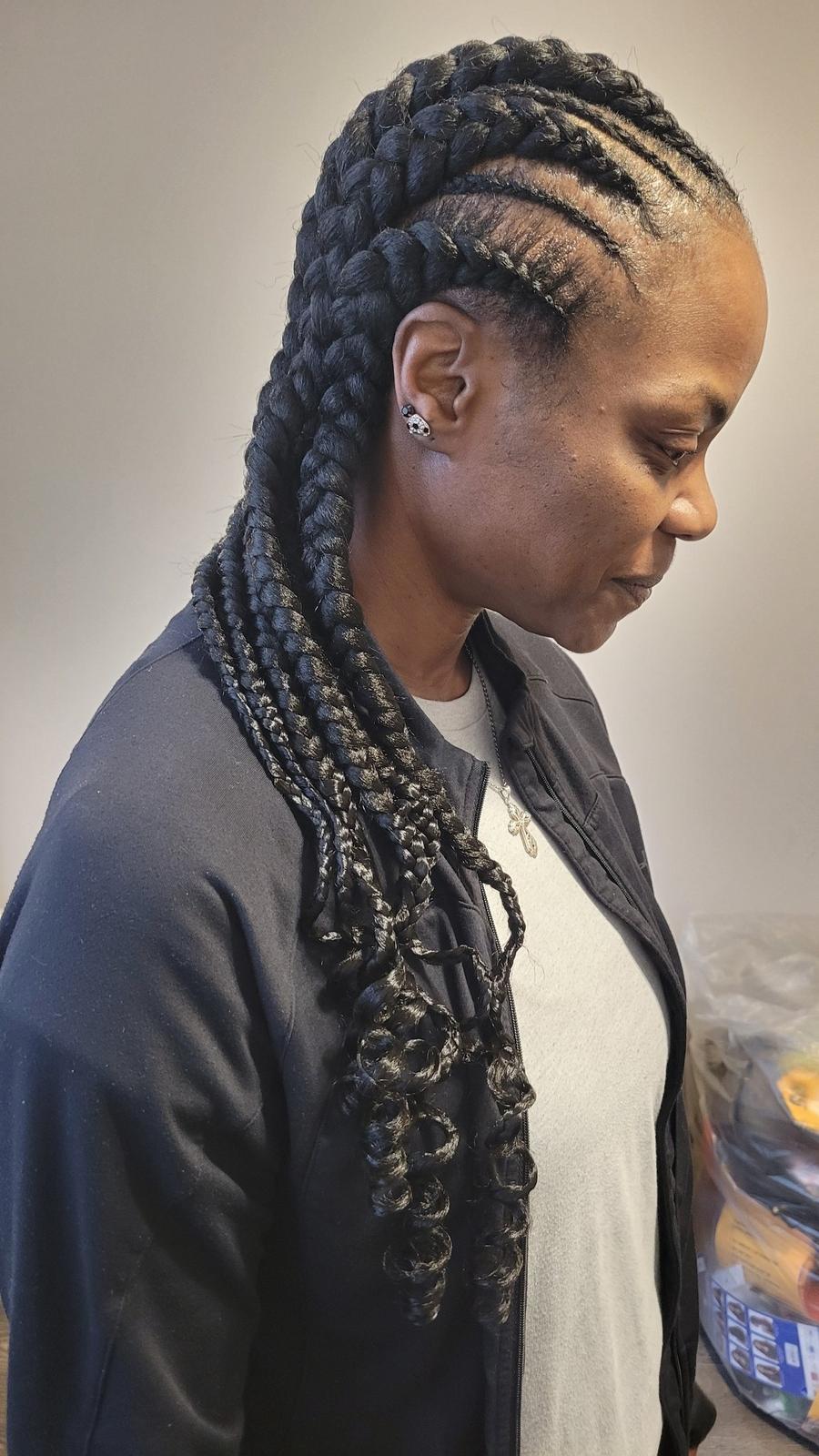 Braided hairstyle by Kristyna